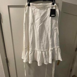 Reformation Wrap Date Skirt